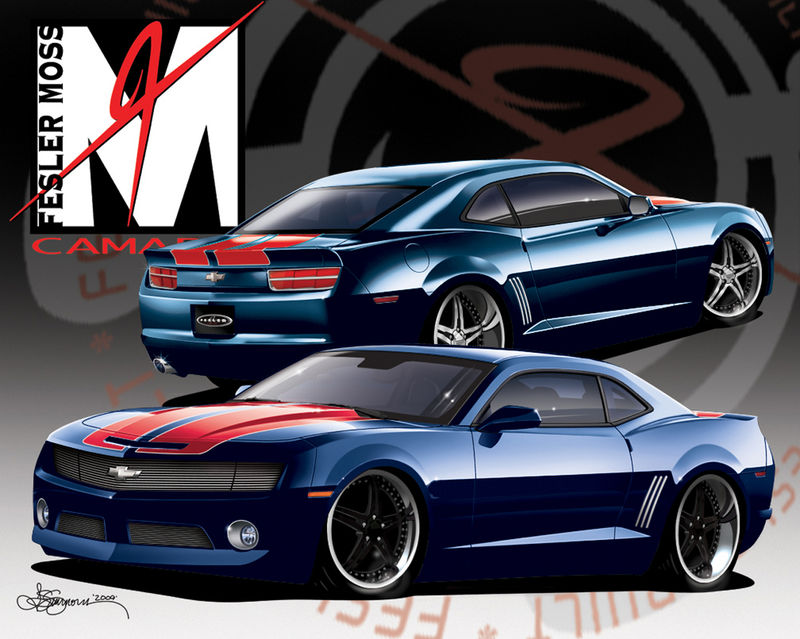 Illustration for article titled Fesler-Moss Builds A Corvette ZR1-Powered Camaro SS